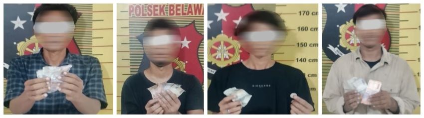 Polsek Belawan Tangkap 4 Pelaku Pungli di Terminal Penumpang Bandar Deli