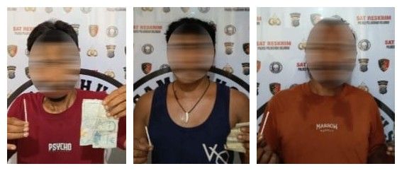 Polres Belawan Tangkap  3 Pria Terduga  Pelaku Pungli