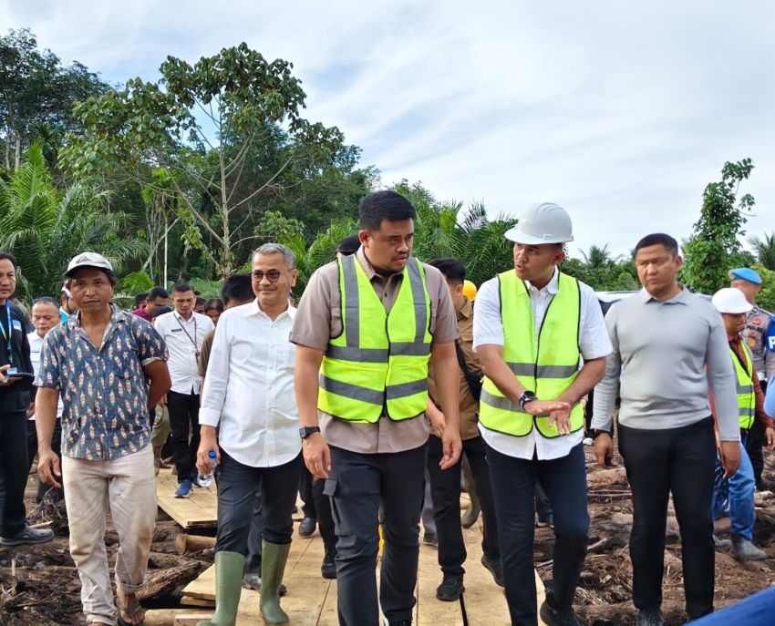 Tinjau Pembangunan SMK Negeri 1 Gido di Nias, Bobby Nasution: Jangan Main-main dengan Spek Bangunan