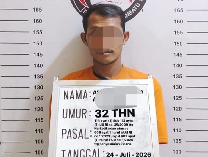 Pemasok Sabu di Marbau Labura Ditangkap Satresnarkoba Polres Labuhanbatu