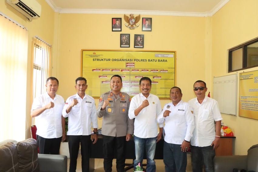 Kapolres Batubara Pererat Sinergi dengan DPC APDESI Kabupaten Batubara
