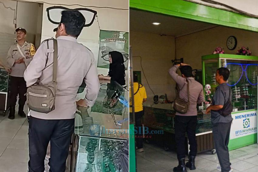 Beraksi Dini Hari, Maling Bobol Optik Kacamata di Jalan Ahmad Yani Pematangsiantar