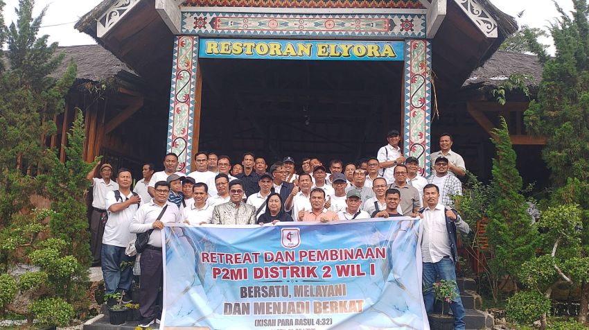 Retreat P2MI Distrik 2 Wilayah I Perkuat Persatuan dan Semangat Pelayanan