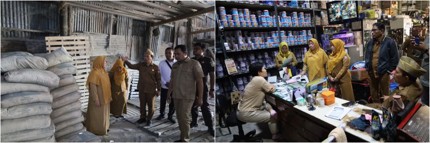 Sidak Toko Bangunan, Pemko Tanjungbalai Temukan Pasokan Semen Turun 50 Persen
