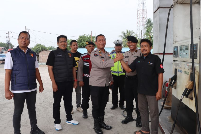Cek Stok BBM di Sejumlah SPBU, Polres Batubara Pastikan Pasokan Tetap Lancar