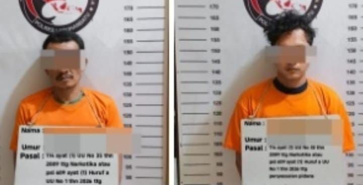 Polisi Gagalkan Peredaran Sabu, 2 Warga Labura Ditangkap