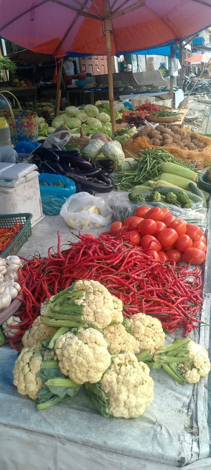 &lrm;Harga Sayuran, Buah dan Ayam Kembali Merangkak Naik