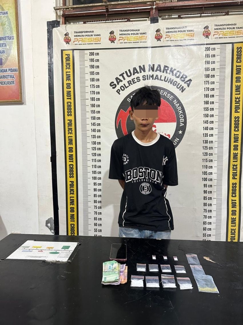 Polres Simalungun Ringkus Terduga Pengedar Sabu di Bandar