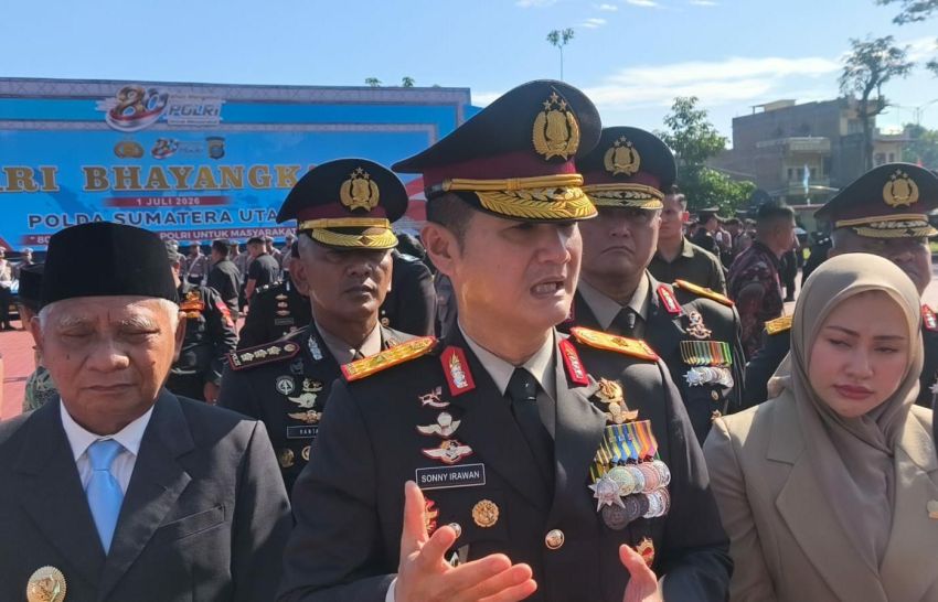 Polda Sumut Raih Nugraha Sakanti di Hari Bhayangkara ke-80