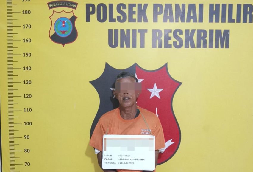 Polsek Panai Hilir Ungkap Judi Togel di Seiberombang, Seorang Pria Lanjut Usia Ditangkap