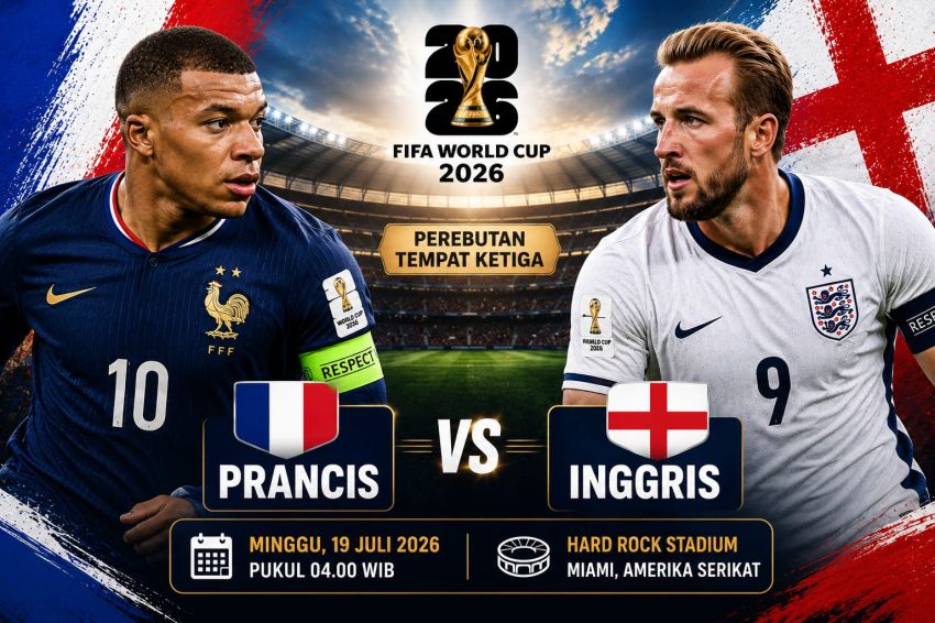 Prancis vs Inggris Berebut Posisi Ketiga Piala Dunia 2026: Adu Gengsi Dua Raksasa Eropa