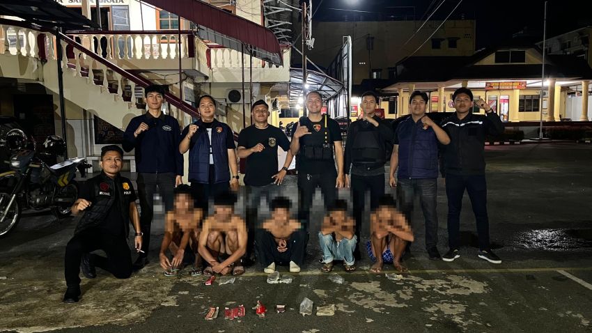 5 Remaja Diduga Ngelem Diamankan di Pematangsiantar