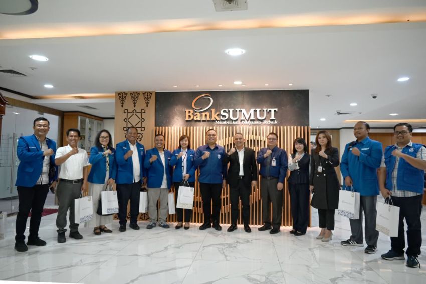 Perkuat Ekonomi Daerah Lewat Layanan Perbankan Modern, DPD GAMKI Sumut Gandeng Bank Sumut