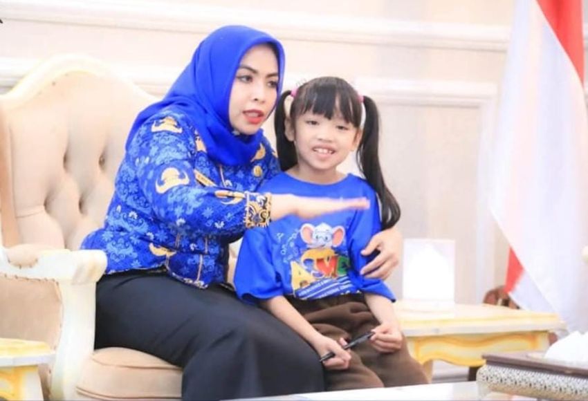 Bupati Labuhanbatu Sambut Caroline Cicilia br Nababan, Peraih Emas ASMC 2026