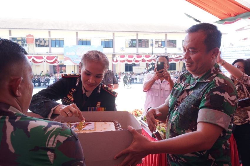 Korem 022/PT Beri Kejutan, Perkuat Soliditas TNI-Polri di Hari Bhayangkara ke-80