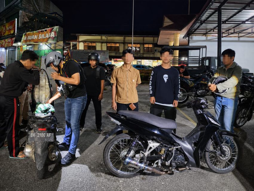 Timsus Dayok Mirah Tindak Dua Motor Berknalpot Brong