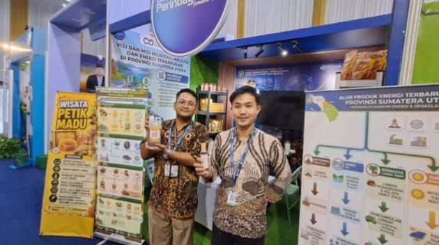 Minyak Karo dan Madu Komiditas Unggulan Disperindag ESDM Sumut di PRSU 2026 Medan