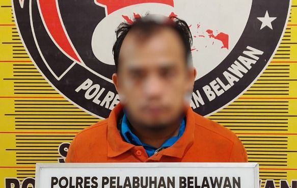 Polres Belawan Ringkus Pengedar Sabu di Kelurahan Belawan I