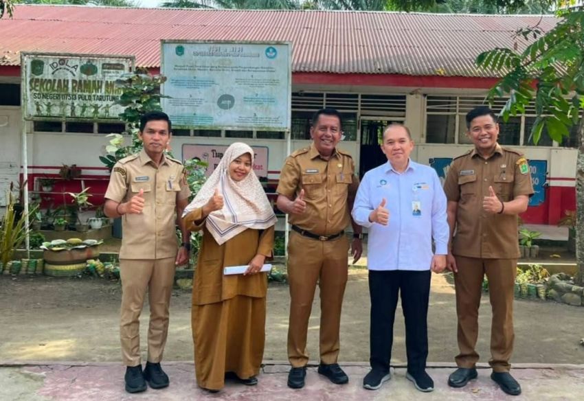 Kadisdik Labura Tinjau MPLS di SDN 117513 Pulotarutung, Pastikan Sekolah Ramah dan Nyaman bagi Siswa Baru