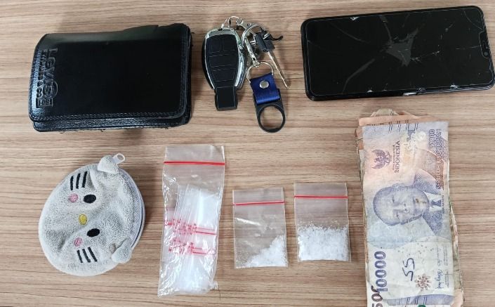Polres Belawan Ringkus Residivis Pengedar Sabu di Desa Manunggal