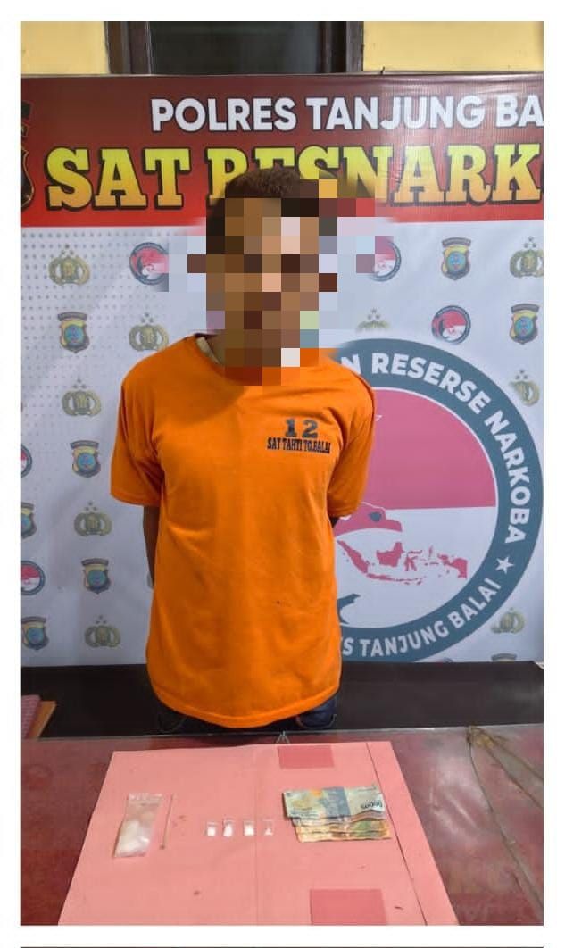 Edarkan Sabu, Seorang Pria di Tanjungbalai Ditangkap Polisi