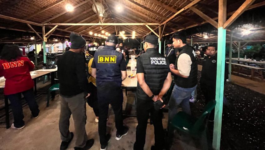 Razia Gabungan BNN di Cafe Tabo, Enam Pengunjung Positif Narkoba
