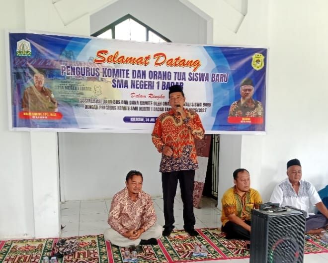 Kepala SMAN 1 Badar Ajak Orang Tua Bersinergi Demi Masa Depan dan Karakter Siswa