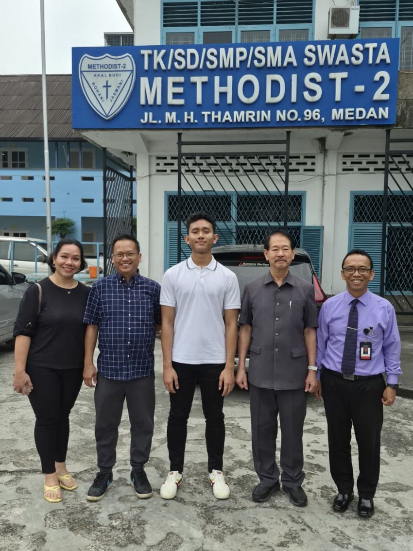 Jordan M Darma Atlet Basket SMA Methodist-2 Medan Wakili Indonesia ke Amerika Serikat