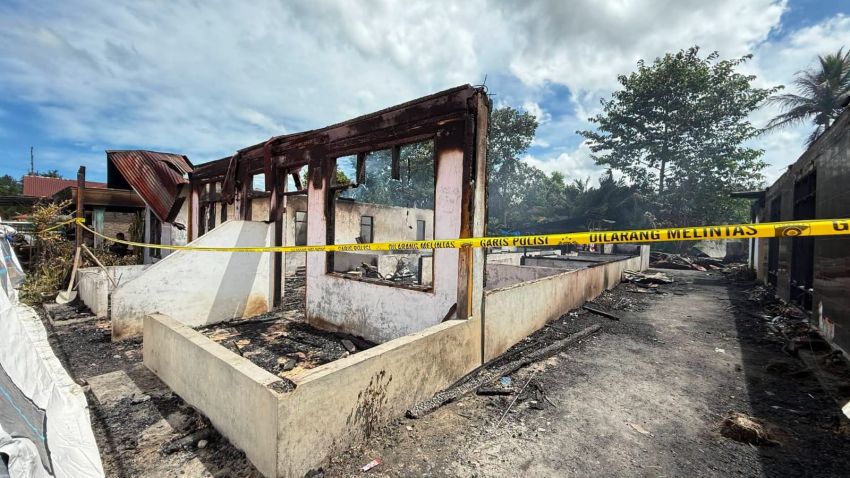 Diduga Korsleting Listrik, Empat Rumah di Taput Hangus Terbakar