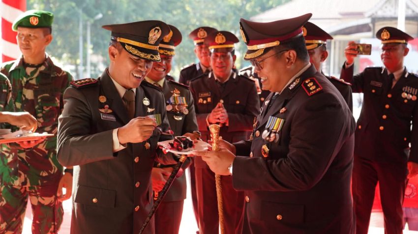 Danrem 023/KS Hadiri Upacara Peringatan Hari Bhayangkara di Sibolga