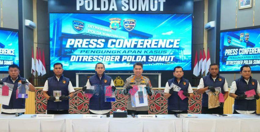 Polda Sumut Ungkap Sindikat Penipuan Online Berkedok Lelang Mobil, Tangkap 4 Pelaku