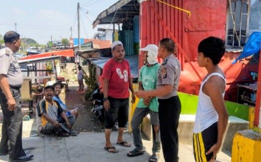 Polres Belawan Ajak Warga Kelurahan Belawan 1 Aktifkan Pos Kamling.