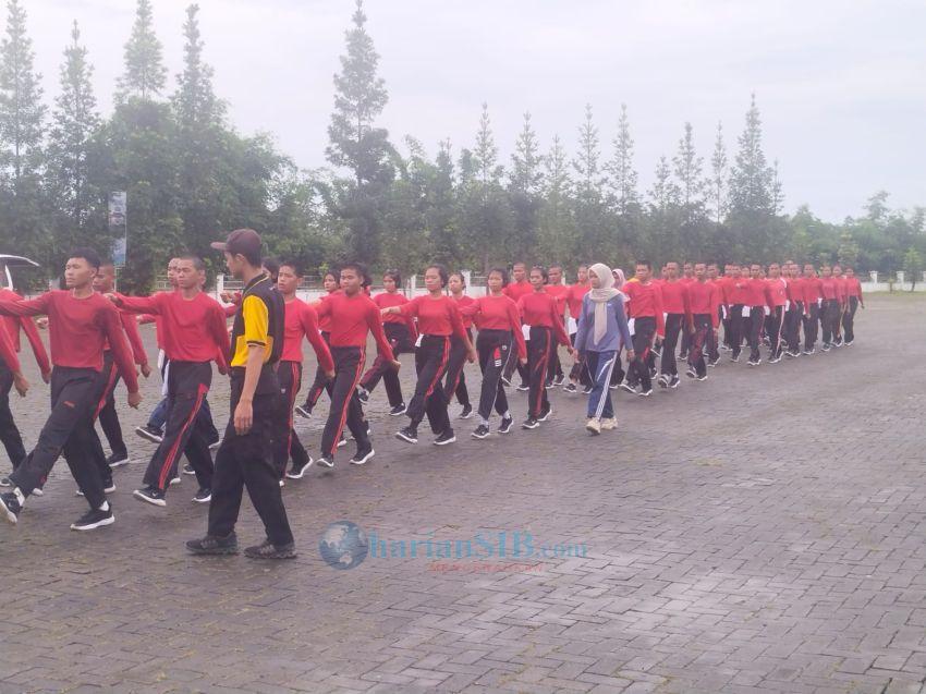 50 Calon Paskibra Simalungun Jalani Pemusatan Latihan Jelang HUT ke-81 RI