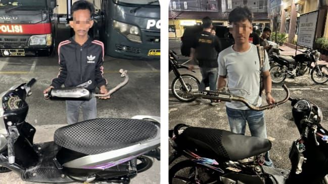 Patroli Timsus Dayok Mirah Sasar Premanisme dan Balap Liar, 2 Motor Berknalpot Brong Ditindak