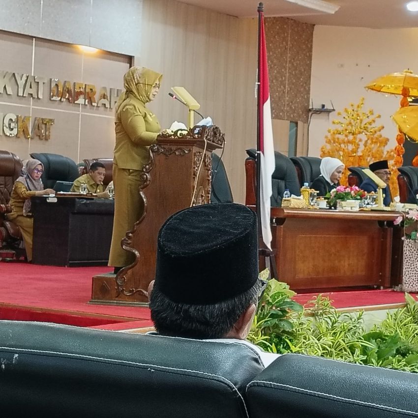 Plt Bupati Langkat Hadiri Rapat Paripurna LPJ dan Perubahan Perda TA 2026
