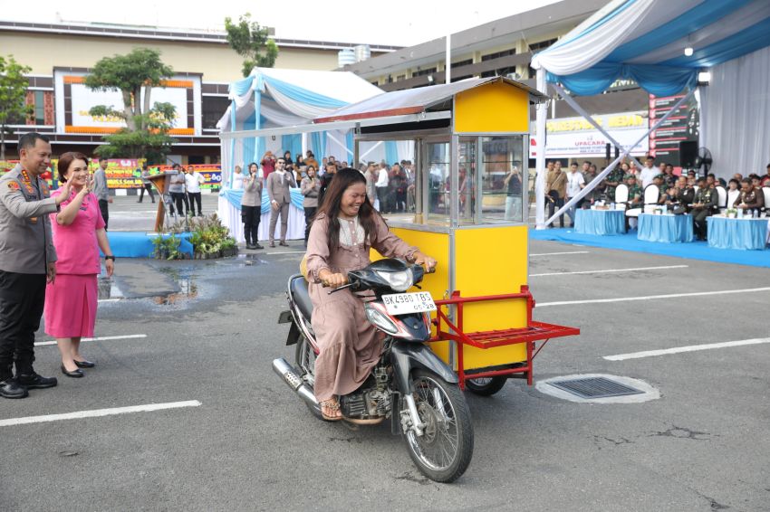 HUT Ke-80 Bhayangkara, 174 Personel Polrestabes Medan Naik Pangkat