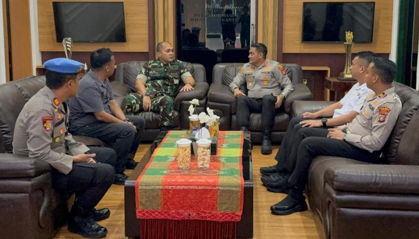 Perkuat Sinergitas TNI&ndash;Polri, Kapolres Binjai Kunjungi Makodim 0203/LKT