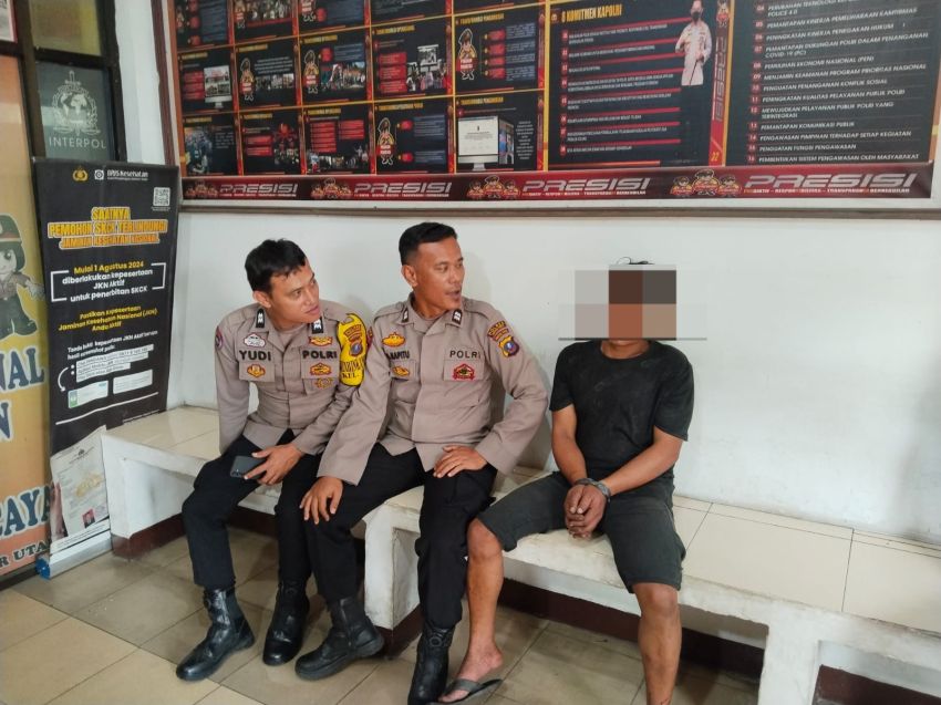 Laporan Call Center 110 Berbuah Penangkapan Terduga Pencuri di Siantar