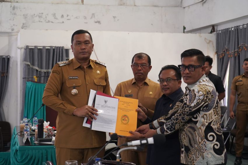Bupati Toba Sampaikan Nota Pengantar Perhitungan LKPJ TA 2025