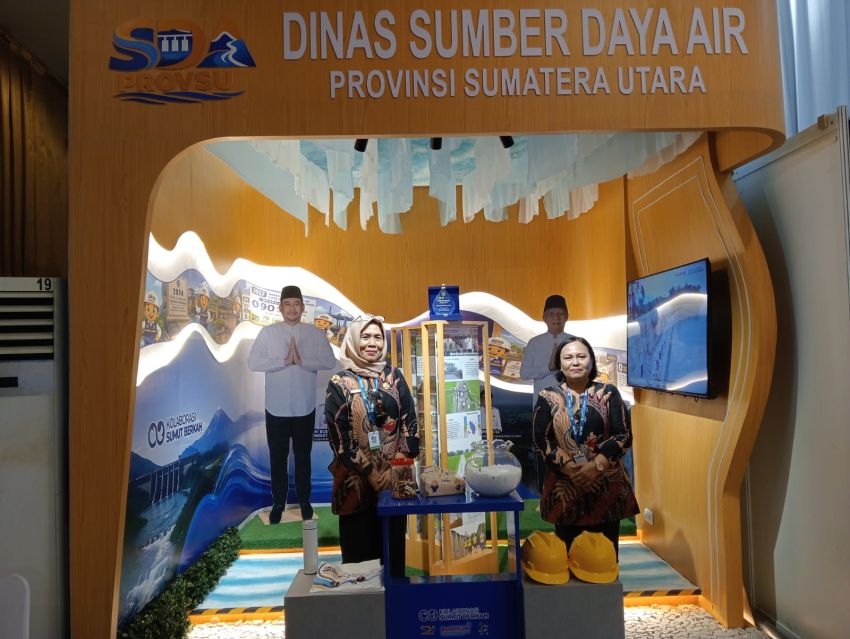 Dinas SDA Sumut Pamerkan Pengelolaan Irigasi dan Sumber Daya Air di PRSU ke-50
