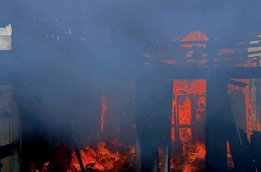 Rumah Sekaligus Bengkel di Tigalingga Ludes Terbakar