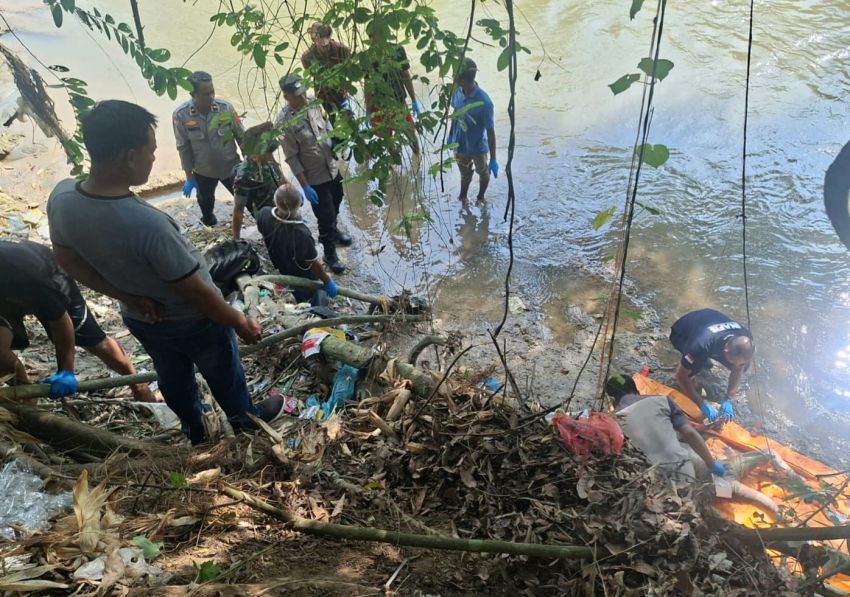 Mayat Mr X Membusuk Ditemukan di Sungai Belumai Tanjungmorawa