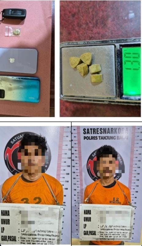 Dua Remaja Ditangkap saat Edarkan Pil Ekstasi di Tanjungbalai