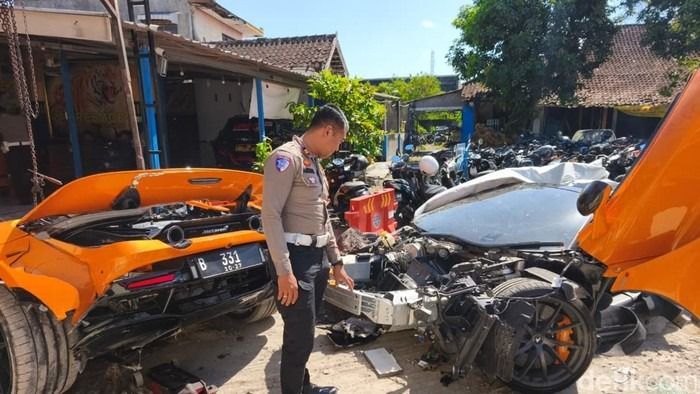 Baru Dimiliki 3 Bulan, McLaren 720S Milik Andra ST Rusak Parah Akibat Kecelakaan