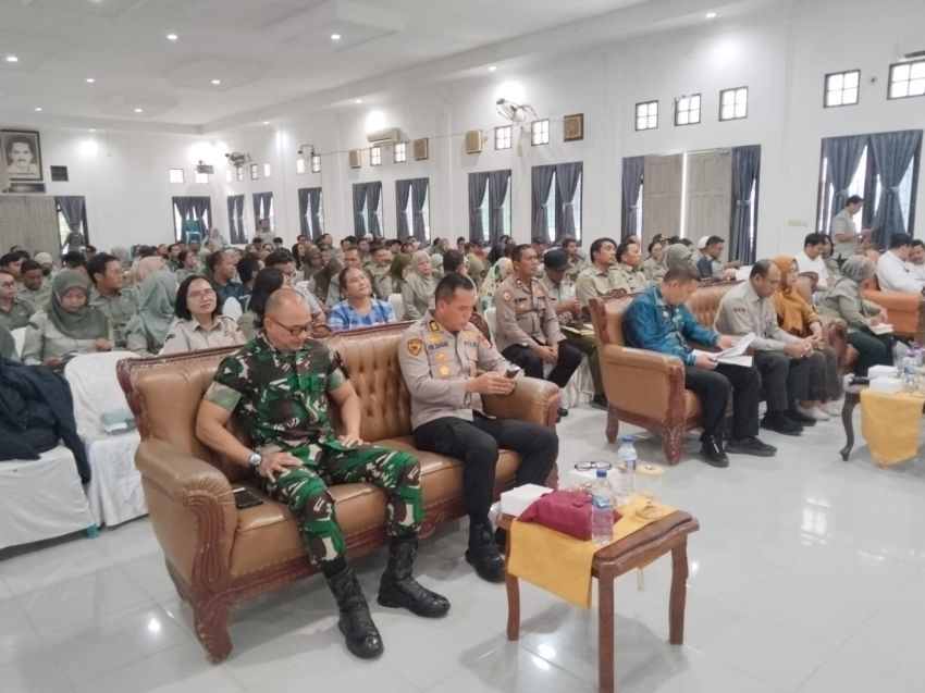 Dukung Ketahanan Pangan, Polres Batubara Hadiri Rakor PM-AAS Dan Sosialisasi CPCL di Air Putih