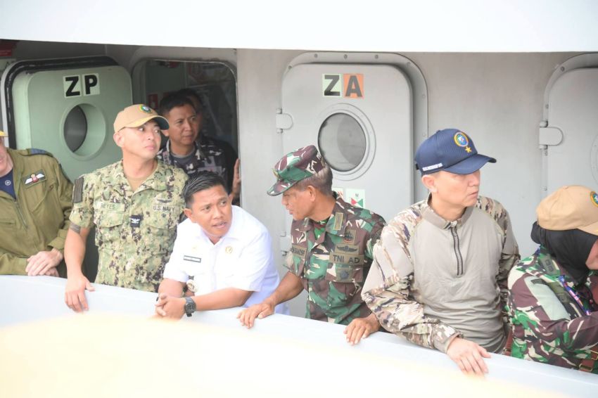 Wali Kota Sibolga Saksikan Simulasi Penanggulangan Kecelakaan Laut Pacific Partnership 2026