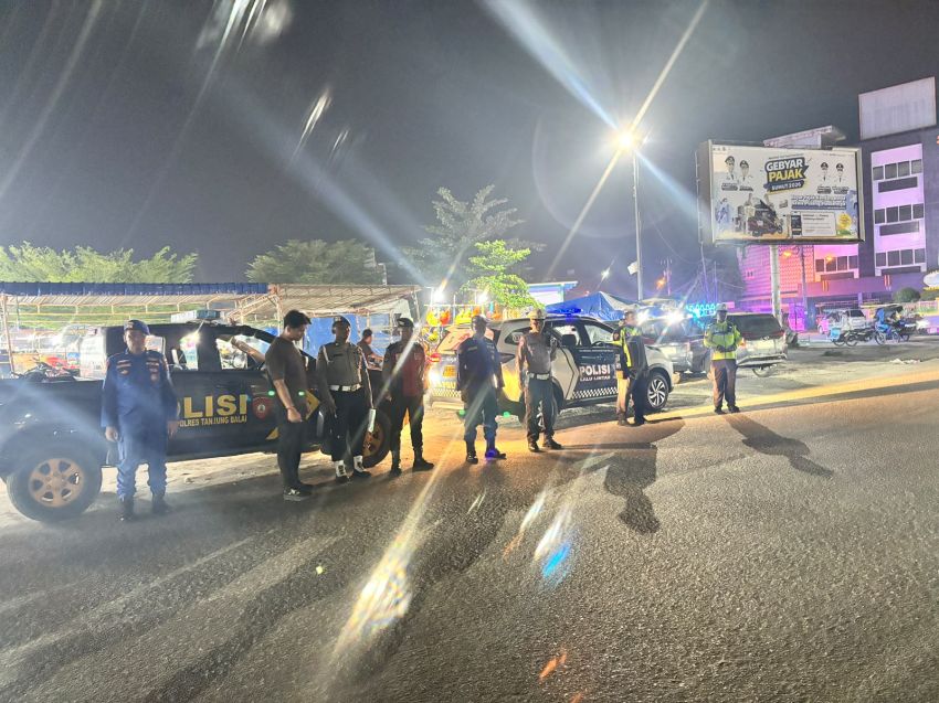 Antisipasi Geng Motor, Polres Tanjungbalai Gelar Patroli