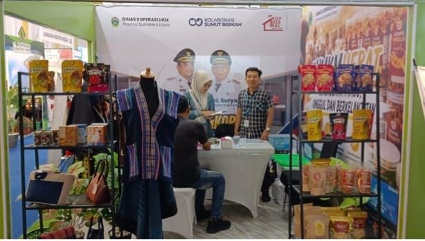 Diskop UKM Sumut dan Pemkab Batubara Promosikan Produk Unggulan di PRSU 2026