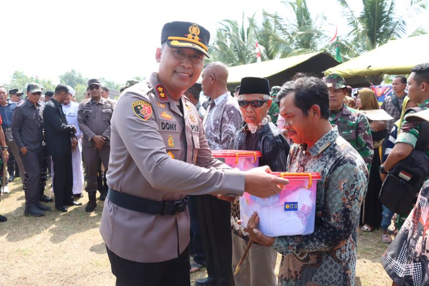 Kapolres Batubara Hadiri Pembukaan TMMD ke-129, Perkuat Sinergi TNI-Polri dan Pemerintah Daerah