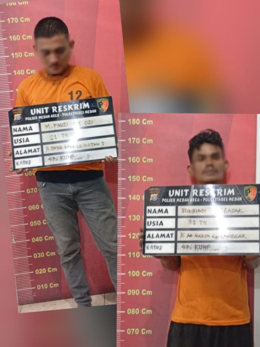 Dua Jambret HP di Panglima Denai Ditangkap Warga, Polisi Amankan Pelaku